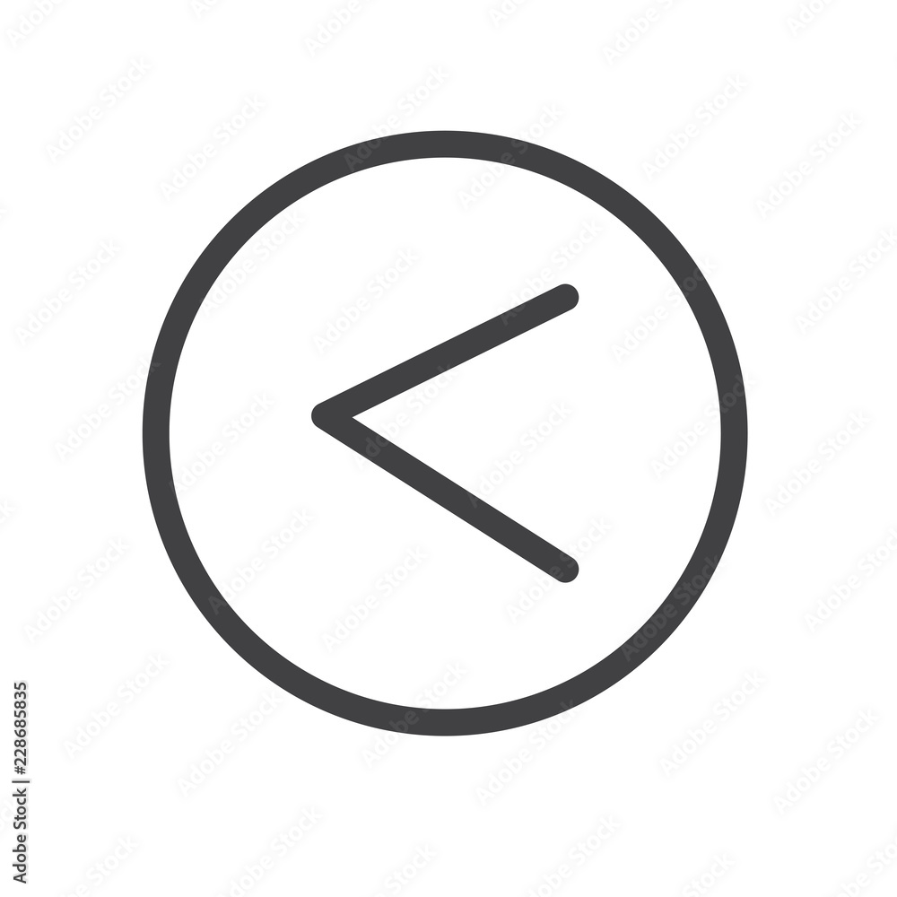 Back vector icon Back vector icon