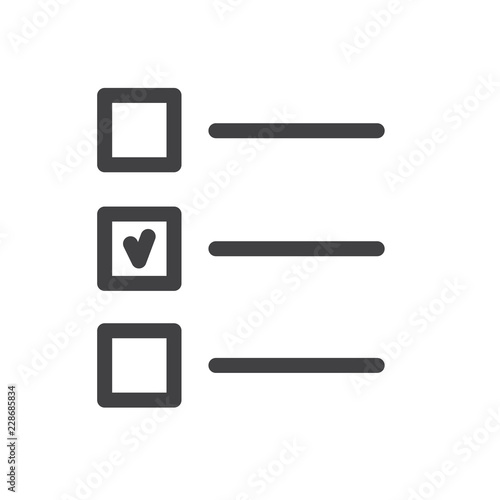 List vector icon