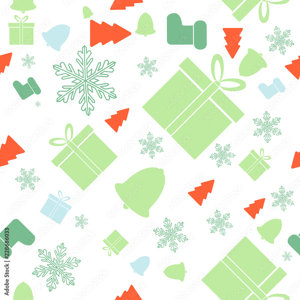 christmas pattern flat color gifts christmas pattern flat color gifts