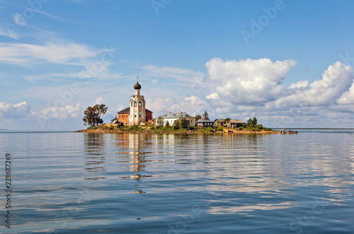 Savior Stone Monastery. Stone Island. Kubensky lake. Ust-Cuban region. Vologodskaya Oblast. Russia
