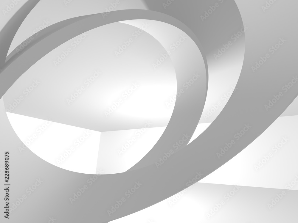 Futuristic White Architecture Design Background Futuristic White Architecture Design Background
