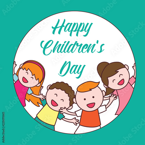happy children's day celebration
