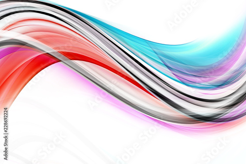 Design abstract luxury element. Colorful waves art. Blurred effect background.