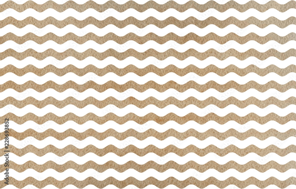 Watercolor wavy striped background. Watercolor wavy striped background.