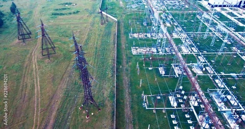aerial survey of the power station