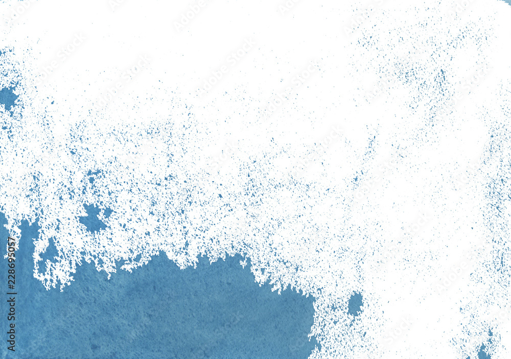 Abstract blue watercolor background