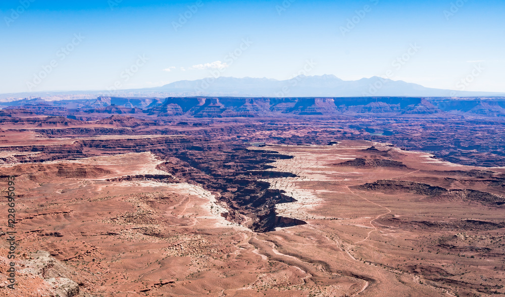 Grand View Point Overlook Canyonlands National park USA