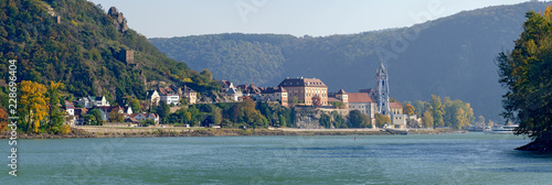 Danube valley at Duernstein photo