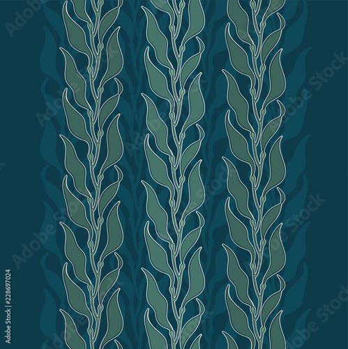 Kelp seaweed pattern