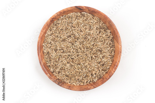 Raw Rye in a bowl