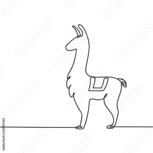 Single line llama
