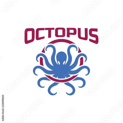 octopus logo for your business  vector illustration
