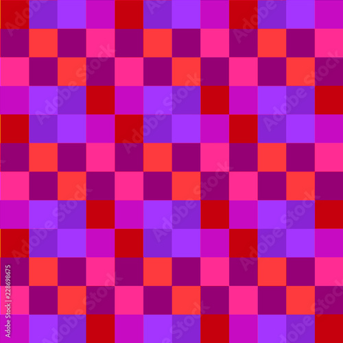 Seamless pattern background from a variety of multicolored squares.