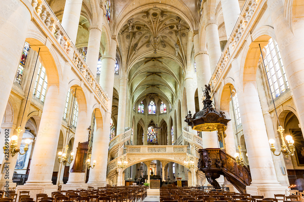 Katholische Kirche St-Séverin in Paris