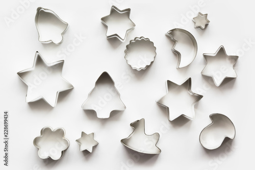 Photography Various Christmas-themed cookie cutters
