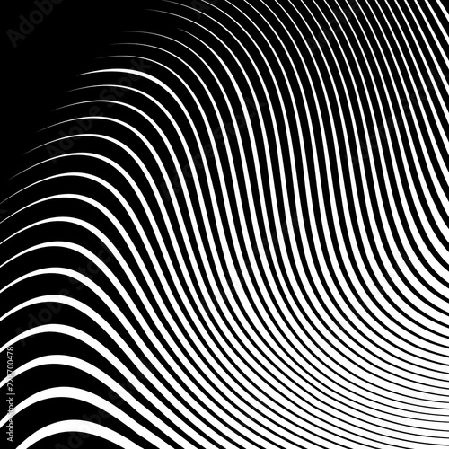 Abstract Vector Background of Waves