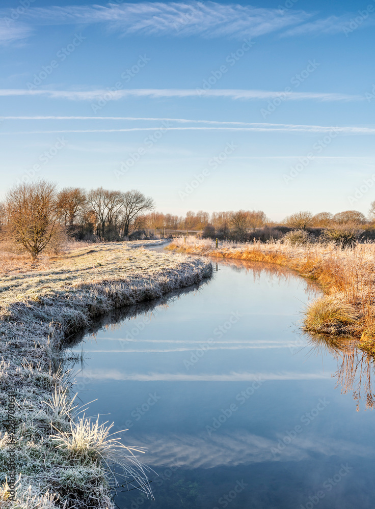 A frosty winter morning at Costa Beck, Pickering A frosty winter morning at Costa Beck, Pickering
