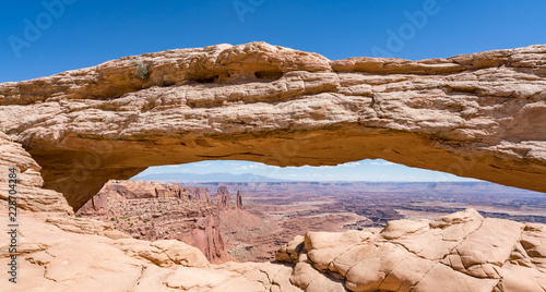 Mesa arch Canyon Lands National park in Utah United States of America