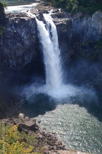 SNOQUALMIE WATERFALL  STATE OF WASHINGTON