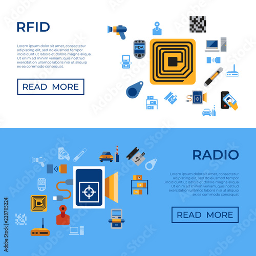 Digital vector rfid radio