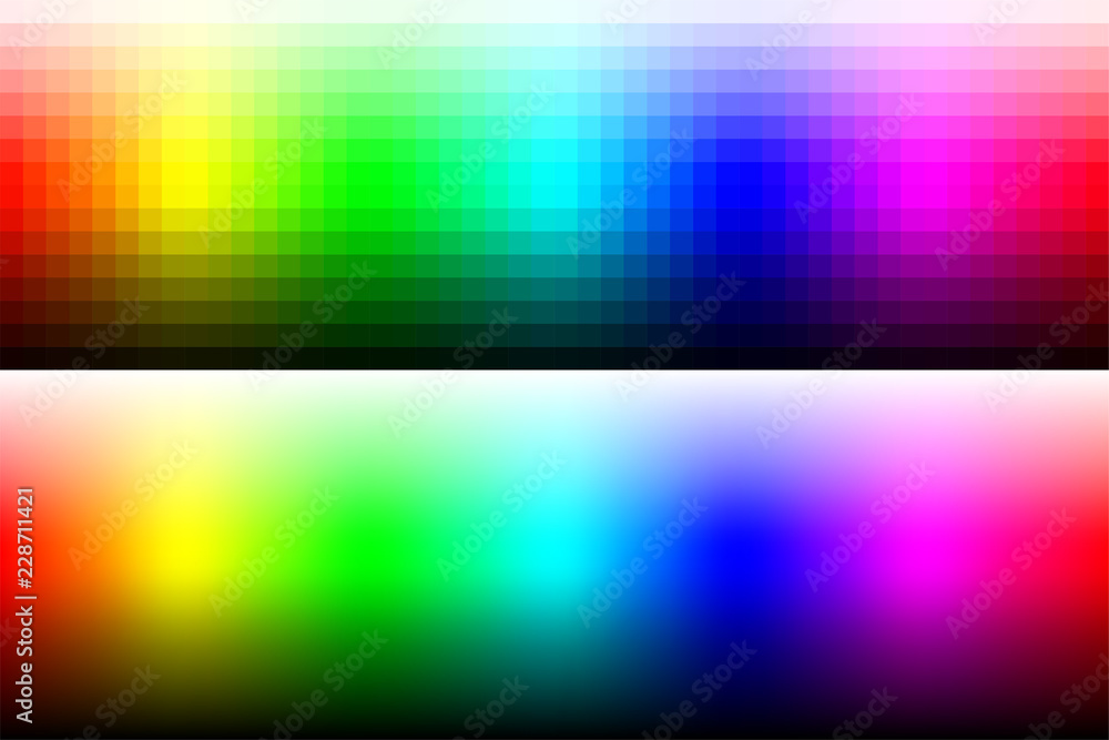 Color palette RGB. Vector illustration Stock Vector | Adobe Stock