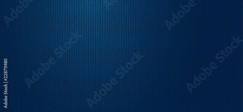 Geometric polygons background, blue abstract hexagons wallpaper, vector illustration