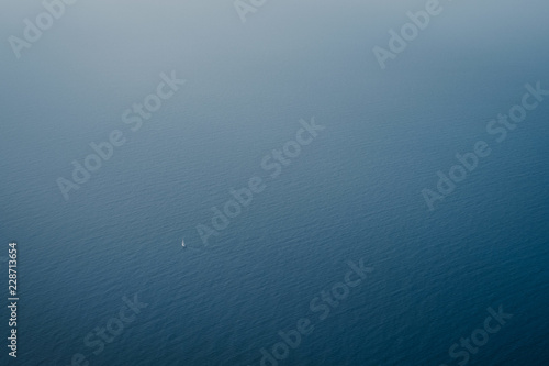 Azure waving water surface photo