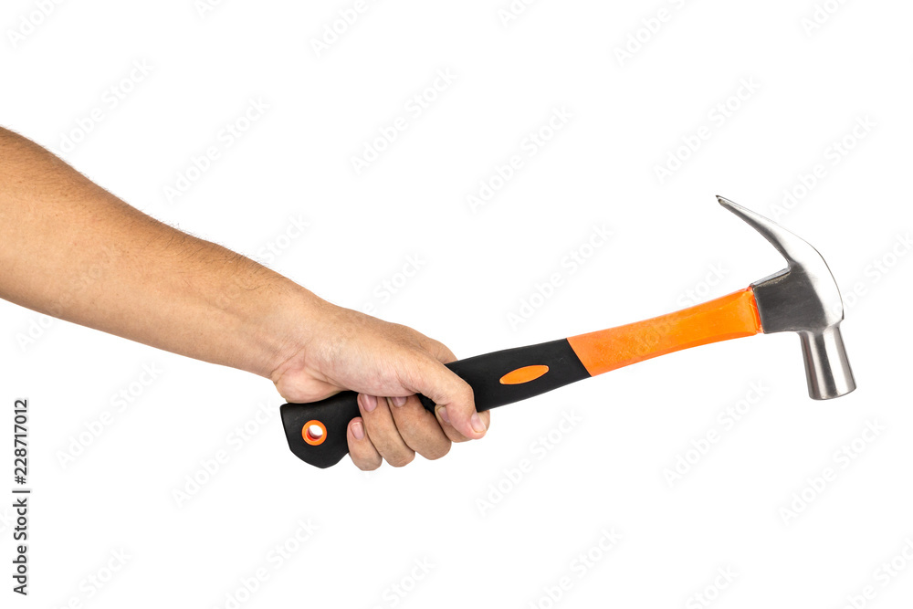 Hand holding equipment of technician Hand holding equipment of technician