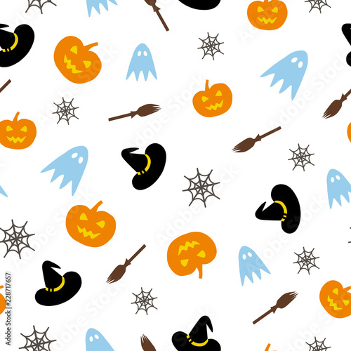Halloween seamless pattern