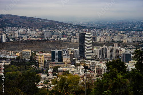 Overview of Vake area in Tbilisi