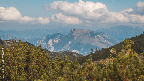 Beautiful alpine view at Feuerkogel summit -Ebensee - Salzburg - Austria