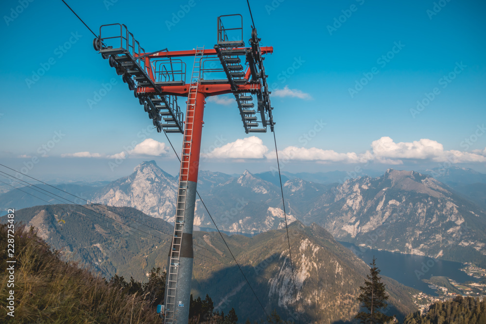 Beautiful alpine view at Feuerkogel summit -Ebensee - Salzburg - Austria Beautiful alpine view at Feuerkogel summit -Ebensee - Salzburg - Austria