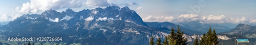 Beautiful alpine view at Harschbichl summit - Tyrol - Austria