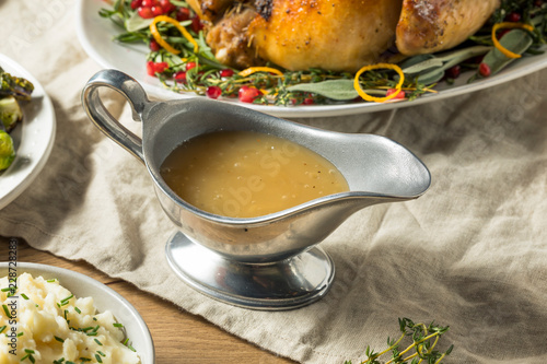 Принти на полотні Dark Homemade Turkey Gravy