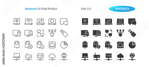 Network UI Pixel Perfect Well-crafted Vector Thin Line And Solid Icons 30 2x Grid for Web Graphics and Apps. Simple Minimal Pictogram Part 3-5
