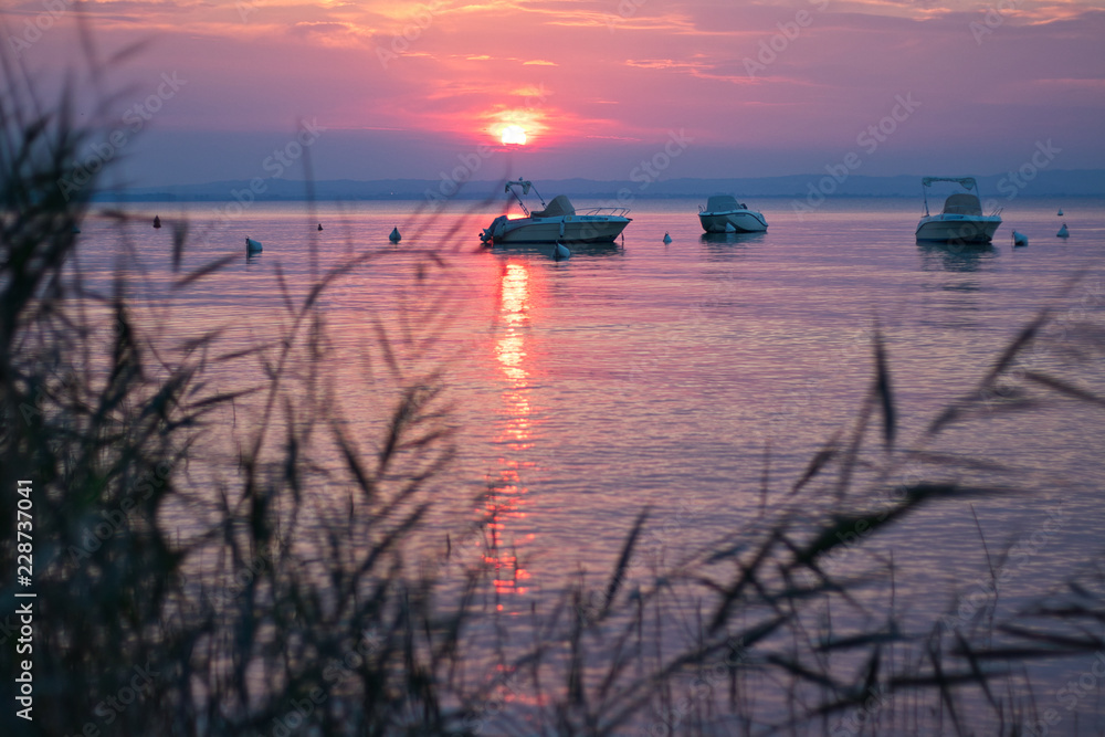 Sonnenuntergang am See