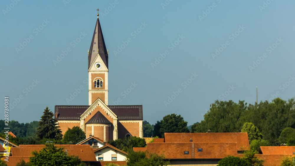 Obraz premium Beautiful bavarian church