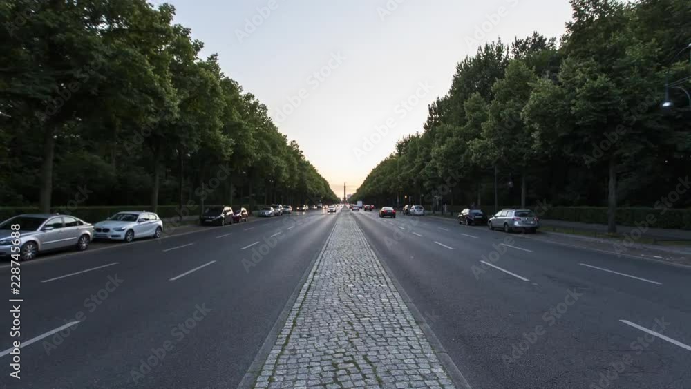 Time Lapse of vehicles moving on highway, Berlin, Germany Time Lapse of vehicles moving on highway, Berlin, Germany