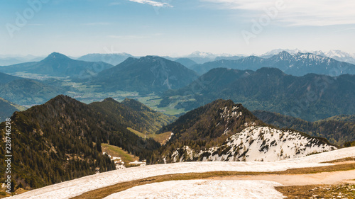 Beautiful alpine view on the Hochfelln - Bergen - Bavaria - Germany photo