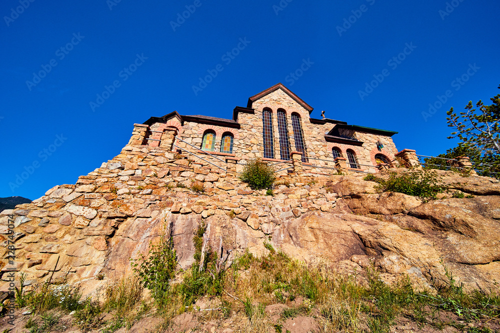 Historical Site Church in Mountains Saint Malos