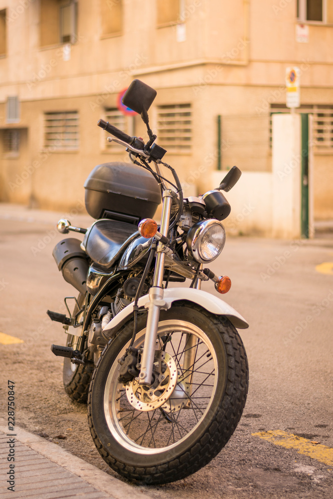 Motorrad in Palma de Mallorca