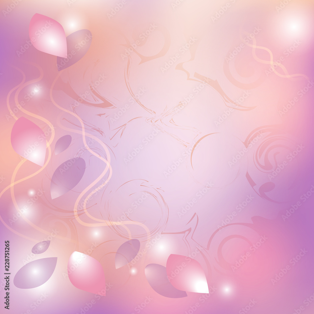 Light abstract background. Pink backdrop. Colored texture. Vector. Eps10.