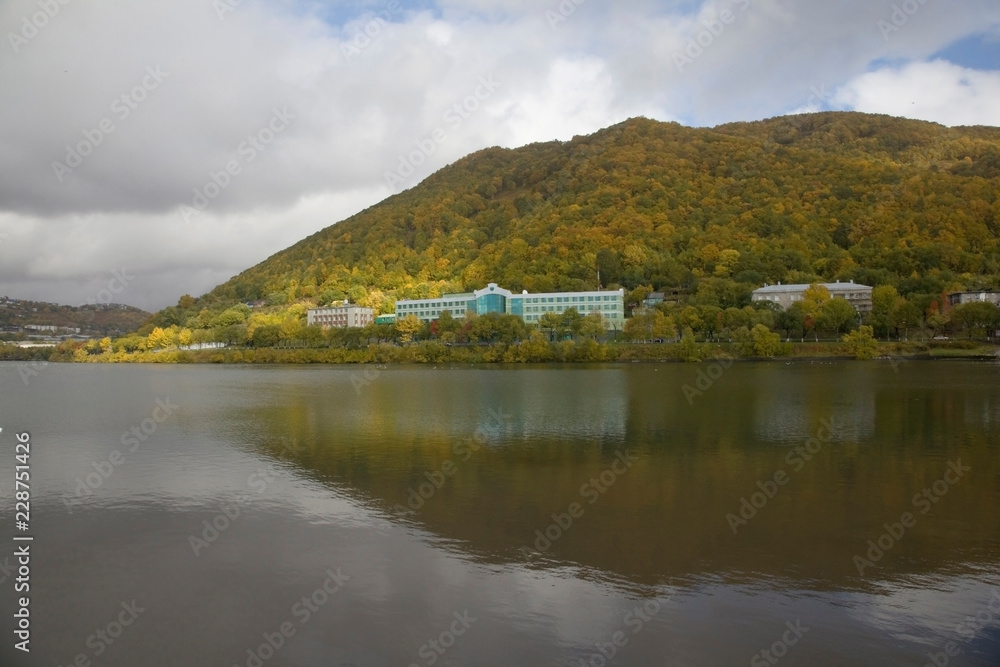 Kultushnoye lake close to the downtown of Petropavlovsk-Kamchatsky. Kultushnoye lake close to the downtown of Petropavlovsk-Kamchatsky.
