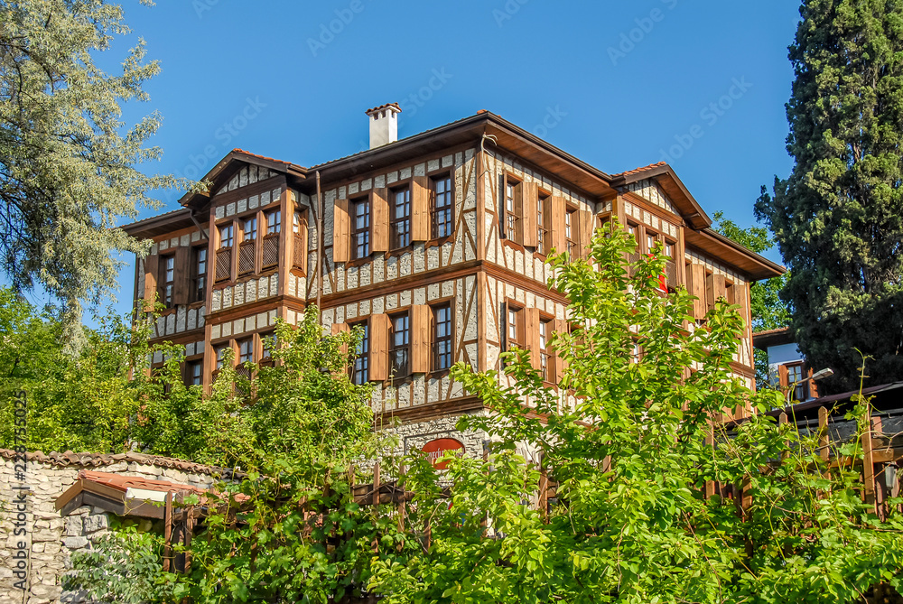 Karabuk, Turkey, 20 May 2013: Historic Mansion Boutique Hotel at Safranbolu