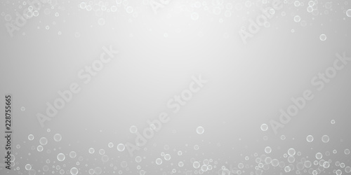 Soap bubbles abstract background. Blowing bubbles 
