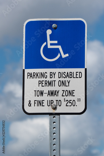 Disabled Parking sign