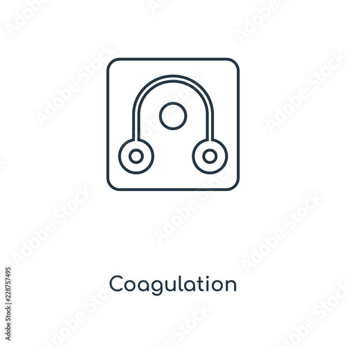 coagulation icon vector