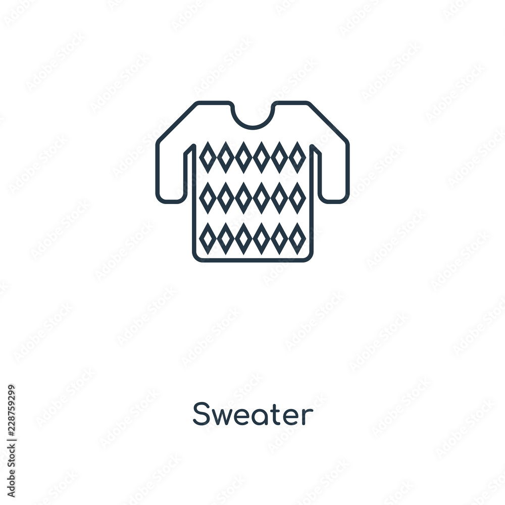 sweater icon vector