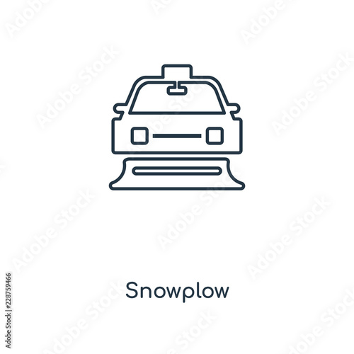 snowplow icon vector