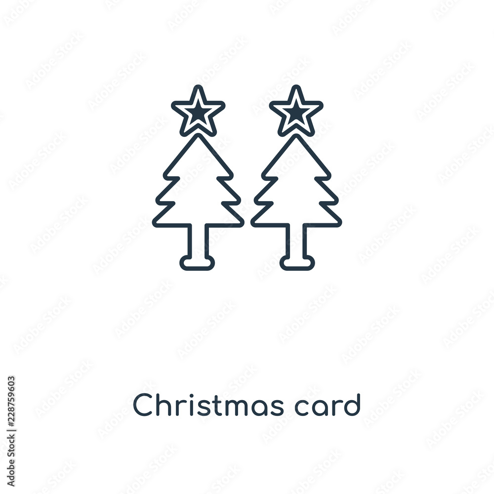 christmas card icon vector christmas card icon vector